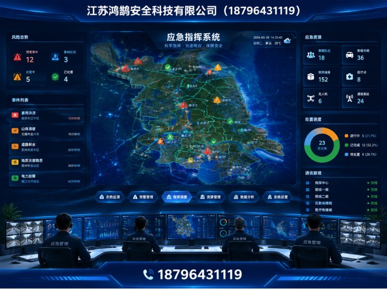 长治应急指挥系统展示图